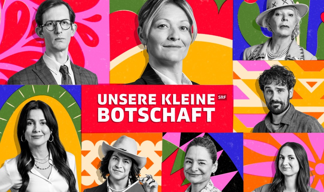 Bild von Einladung zur offenen Programmbeobachtung der SRF-Sitcom «Unsere kleine Botschaft»